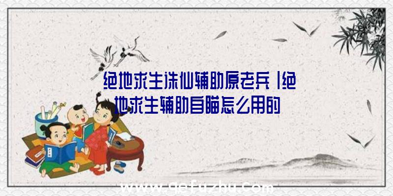 「绝地求生诛仙辅助原老兵」|绝地求生辅助自瞄怎么用的